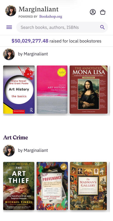 Shop My Bookshelves (Bookshop.org Affiliate)